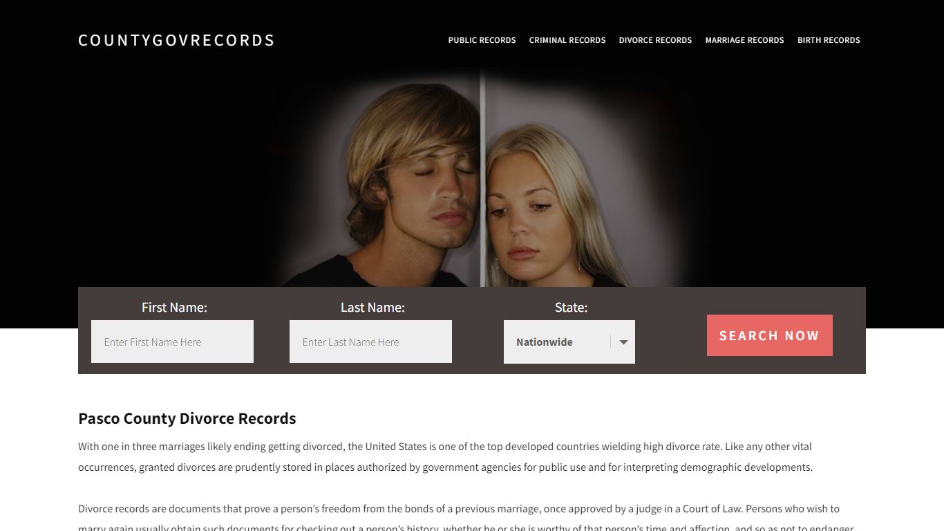 Pasco County Divorce Records | Enter Name and Search|14 Days Free